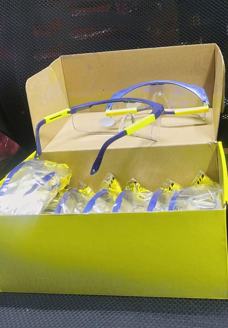 Safety boy clear glasses EN166 – Eye & Face Protection