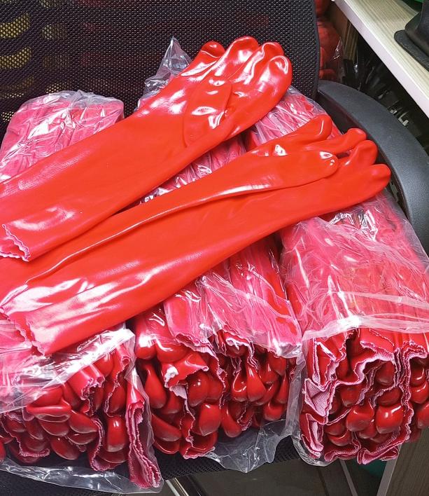 P.V.C gloves