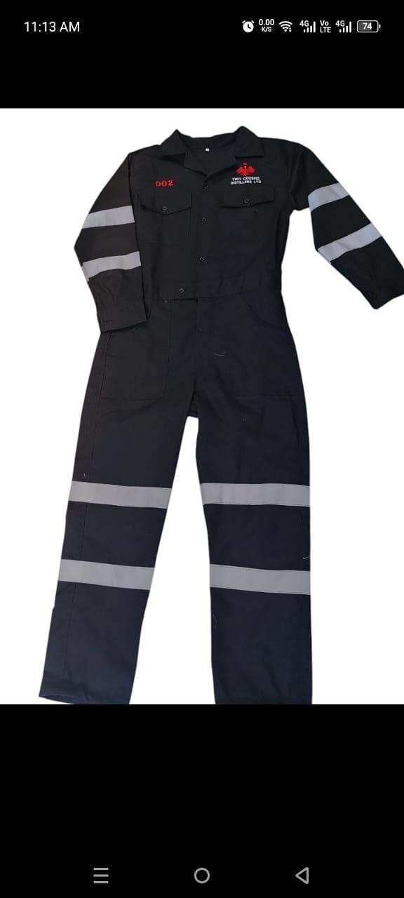 Cotton Twill Overall - Safety Work Wear Uniform Protective Clothing Safety Equipment Kenya